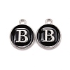 Platinum Plated Alloy Charms ENAM-S118-02B-P-1
