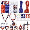 Independence Day DIY Necklaces/Bracelets Making Kits DIY-FS0009-70-1