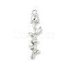 Brass Micro Pave Cubic Zirconia Pendants KK-M326-13C-P-1