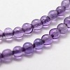 Natural Amethyst Beads Strands X-G-N0215-03-2mm-3