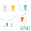 2 Sets 2 Style PP Knob Wall Hook Hangers AJEW-GF0006-83-6