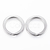Tarnish Resistant 304 Stainless Steel Split Key Rings LS-STAS-P177-1.5x15mm-P-1