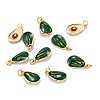 Brass Enamel Charms LS-KK-A155-05G-2