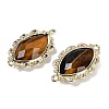 Natural Tiger Eye Faceted Horse Eye Links G-B126-02G-13-2