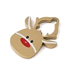 Christmas Theme Ion Plating(IP) 304 Stainless Steel Enamel Pendants STAS-Z083-09G-01-2
