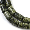Natural Serpentine/Green Lace Stone Beads Strands G-H064-B01-01-4