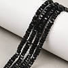 Natural Black Onyx Beads Strands G-G345-C37-2x4mm-1