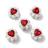 Polymer Clay Rhinestone Beads RGLA-D050-04A-2