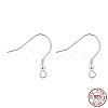925 Sterling Silver Earring Hooks STER-T002-166S-4