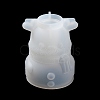 3D Christmas  DIY Candle Holder Silicone Statue Molds DIY-F144-04B-3