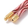 Nylon Cord Silder Bracelets MAK-C003-03G-02-3