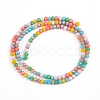 Faceted Glass Beads Strands X-GLAA-G074-B03-2