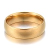 304 Stainless Steel Flat Plain Band Rings STAS-I160-A-G-2