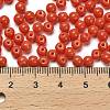 Opaque Colours Glass Seed Beads SEED-C001-02B-12-4