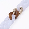 Handmade CCB Plastic Curb Chains AJEW-JB00680-05-3