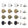 16sets 4 Styles Iron Button Pins for Jeans PALLOY-KS0001-07-2