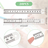 20Pcs Stainless Steel Ruler TOOL-UN0001-35-3