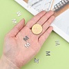 Tarnish Resistant 304 Stainless Steel Letter Charms STAS-O072-M-4