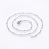Non-Tarnish 304 Stainless Steel Curb Chain Necklaces NJEW-O102-21P-1