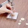 Brass Charms KK-BC0004-37AB-5