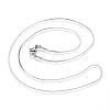 Non-Tarnish 304 Stainless Steel Snake Chain Necklaces NJEW-D285-36P-1