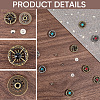 24Bag 12 Styles Alloy Synthetic Stone Beads Buttons BUTT-CP0001-17-6