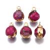 Natural Regalite/Imperial Jasper/Sea Sediment Jasper Charms X-G-T111-11E-2
