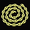 Handmade Opaque Acrylic Coffee Bean Chains CHAC-ZX0001-01I-2