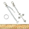 Retro Style Multilayer Acrylic & 304 Stainless Steel Beaded Purse Chains AJEW-FZ00007-5