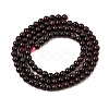 Natural Garnet Bead Strands G-A036-B-4