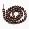 Natural Bronzite Bead Strands G-D840-57-6mm-2