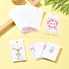 24Pcs 3 Colors Cardboard Necklace Display Cards CDIS-FS0001-07-8