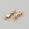 Brass Micro Pave Cubic Zirconia Pendants KK-TAC0010-04G-01-2