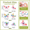 75Pcs 3 Styles Opaque Resin Enamel Cabochons CRES-TA0001-52-4