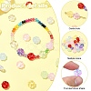 45Pcs 9 Colors Handmade Lampwork Beads LAMP-YW0001-24-3