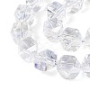 Electroplate Glass Beads Strands EGLA-T021-21A-3