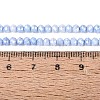 Anti-Tarnish Electroplate Rondelle Glass Beads Strands EGLA-T021-3mm-17-04-4