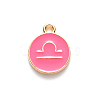 Alloy Enamel Pendants ENAM-S124-01B-03K-2