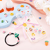 60 Sets 20 Style Opaque Resin Cabochons CRES-YS0001-04-5