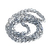Transparent Electroplate Glass Beads Strands GLAA-G116-03A-HR01-2