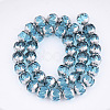 Electroplate Glass Beads Strands EGLA-T019-02D-2