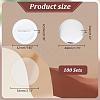 DIY Sublimation Blank Flat Round Brooch Pin Making Kit DIY-WH0430-387A-2