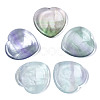 Natural Fluorite Thumb Worry Stone G-N0325-01-03-1