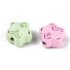 Baking Paint Alloy Beads PALLOY-T090-68-2