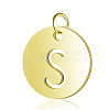 Ion Plating(IP) 304 Stainless Steel Charms A-STAS-S105-T514G-S-1