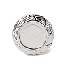 304 Stainless Steel Cuff Ring Components STAS-P403-07P-2