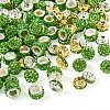 Handmade Polymer Clay Rhinestone Pave Disco Beads RB-TA0001-20A-3