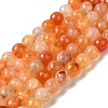 Dyed & Heated Natural Dragon Veins Agate Beads Strands X-G-P539-A01-15-1