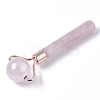 Natural Rose Quartz Mini Eye Roller Massage Tool Skin Care G-N0325-03-2