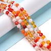 Glass Beads Strands GLAA-E036-09C-2